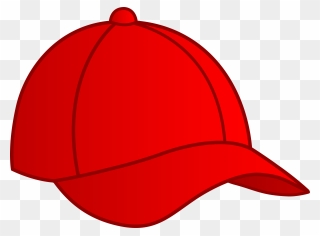 Red Baseball Cap On A Transparent Background Free Image - Baseball Cap Clipart - Png Download