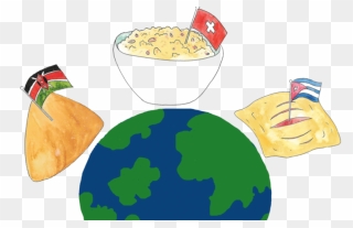 Oatmeal Clipart Breakfast Item - Food Around The World Clipart - Png Download