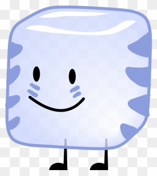 Transparent Ice Cubes Clipart - Bfdi Ice Cube - Png Download