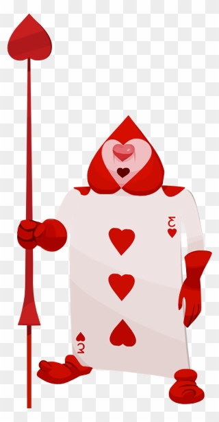 Alice In Wonderland Clipart King Hearts - Alice In Wonderland Playing ...