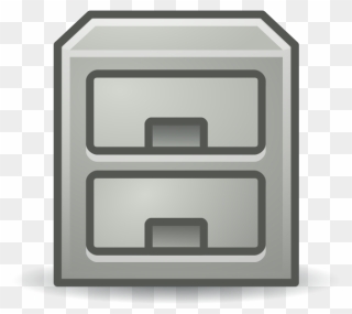 Vector Graphics Of Reflective Filing Cabinet Clipart