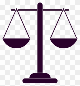 Transparent Scales Clipart Free - Transparent Background Scales Of Justice Png