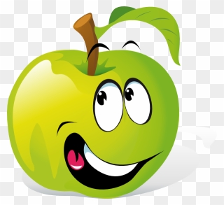 Cartoon Apple Png, Svg Clip Art For Web - Green Apple For Kids Transparent Png