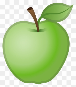 Apple Clipart Icon Picture Royalty Free Library Green - Green Apple Icon Png Transparent Png
