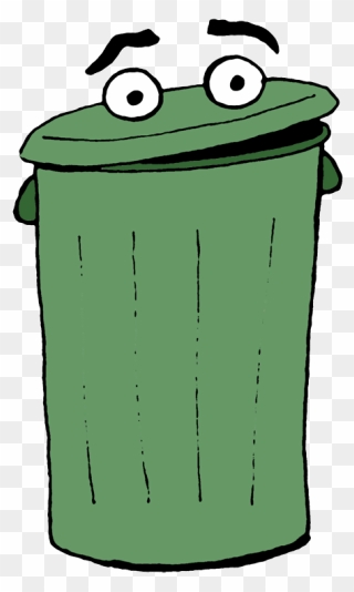 Waste Container Recycling Bin Clip Art - Cute Trash Can Clipart - Png Download
