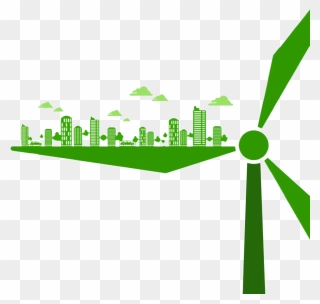 Renewable Energy Sources Background Clipart