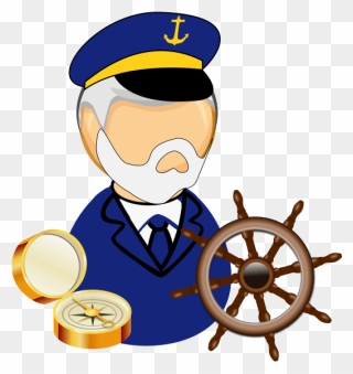 Sea Captain - Captain Of Ship Clipart - Png Download