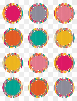 Transparent Accents Clipart - Tropical Punch Mini Stickers - Png Download