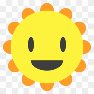 Emoticon,smiley,yellow - Cartoon The Sun Png Clipart
