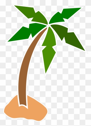 Png Cartoon Coconut Tree Clipart