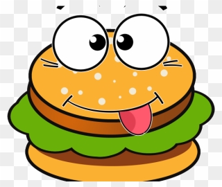 Cheeseburger Cliparts - Comic Png Comida Transparent Png