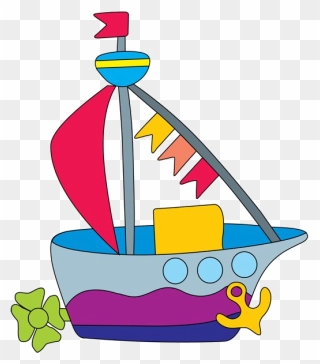 Explore Cute Clipart, Transportation Theme, And More - Toy Boat Clipart - Png Download