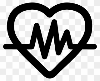 Heart With Lifeline Svg Png Icon Free Download - Heart With Lifeline Clipart