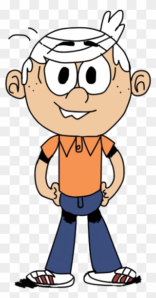 Image Titled How To Draw Lincoln Loud From The Loud - Loud House Lincoln Orange Shirt Clipart