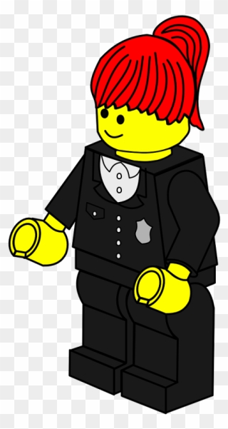 Policewoman Lego Toy - Lego Clipart - Png Download