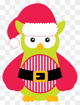 Transparent Christmas Owl Clipart - Clip Art - Png Download