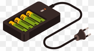 Battery Charger Clipart - Cable - Png Download