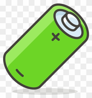 Battery Emoji Clipart - Symbol Akku - Png Download