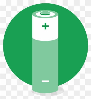 Big On Batteries - Circle Clipart