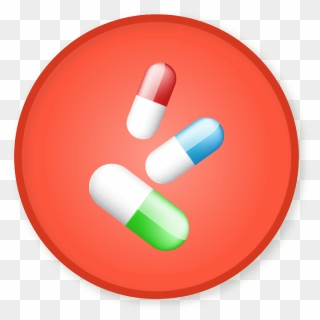 Pills Clipart Antibiotic - Warning Icon - Png Download