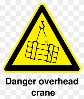 Overhead Crane Safety Signages Clipart