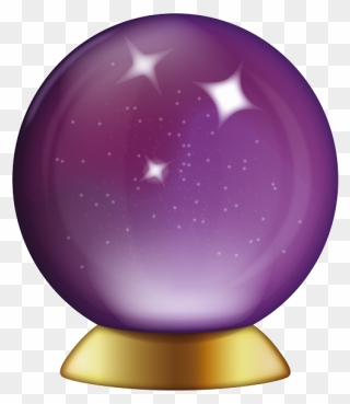 Crystal Ball Emoji Png - Emoji Crystal Ball Png Clipart