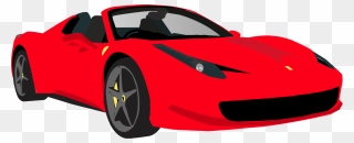 Ferrari Flag Clipart - Ferrari Clipart - Png Download