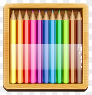Crayons Stylos - Colored Pencil Clipart