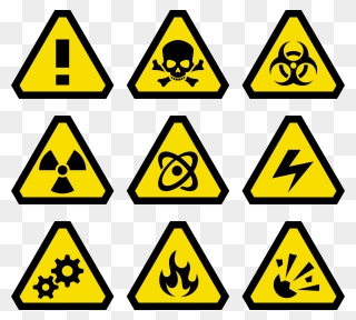 Emergency Clipart Warning Symbol - Hazardous Waste - Png Download