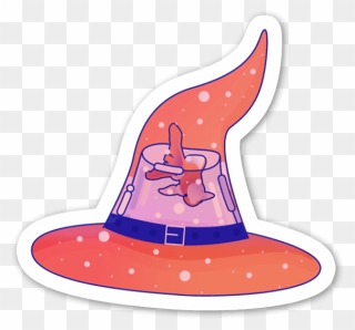 Witch Hat Sticker Clipart