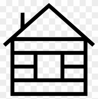 Wood Cabin - Cabin Icon Png Clipart