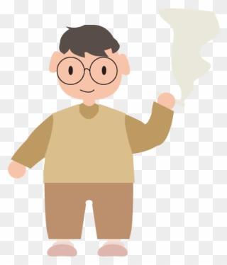Clip Art Dad With Glasses - Png Download