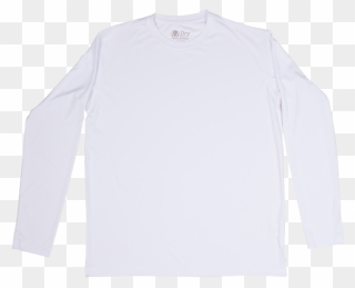 Transparent T Shirt Outline Clipart - Blank White Long Sleeve Png