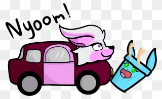 Nyoom Nyoom Over The Trash Clipart