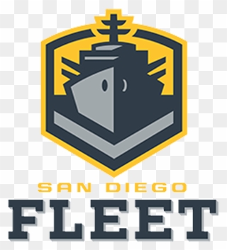 Transparent 49ers Football Clipart - San Diego Fleet Logo Png