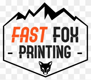 Fast Fox Printing - Sign Clipart