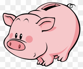 Banner - Pig Money Box Clipart - Png Download