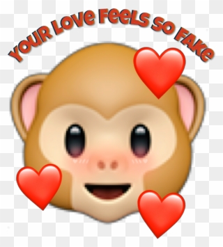 #freetoedit #monkey #cute #love - Cartoon Clipart