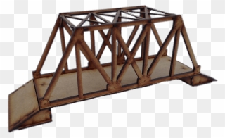 Girder Bridge Clip Arts - Truss Bridge Transparent - Png Download