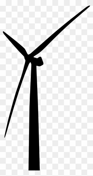 Wind Turbine Clipart 2 By Gregory - Wind Turbine Clipart - Png Download