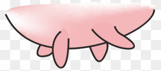 Pink,smile,nose - Cow Udder Clip Art - Png Download