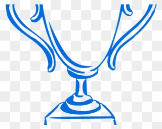 Trophy Colouring Clipart