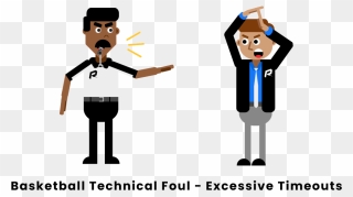 Technical Foul In Basketball Clipart