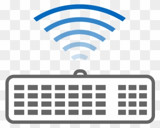 Keyboard Wireless Icon Free Clipart