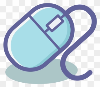 Blue,purple,symbol - Clipart Mouse Of Computer Png Transparent Png