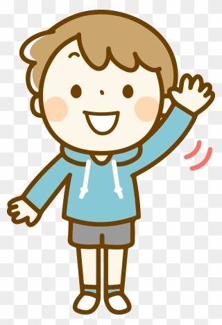Picture Of Me Clipart - Student Raising Hand Cartoon - Png Download