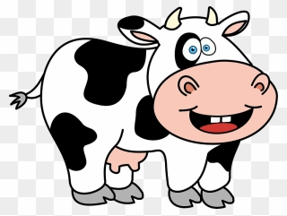 Funny Cow - Cow Clipart Png Transparent Png