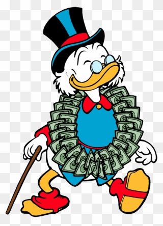 Transparent February Clip Art - Scrooge Mcduck Png Free