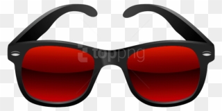 Free Png Download Black And Red Sunglasses Clipart - Red Sunglasses Png Transparent Png