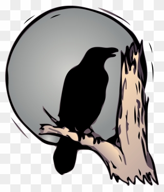 Black Crow Drawing Easy Clipart